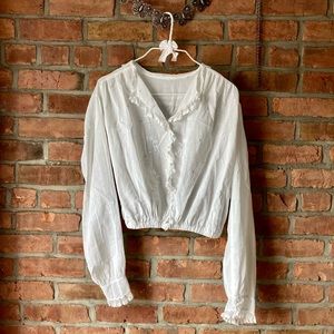 Antique Early 1900s Edwardian Silk Blouse